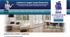 Desktop Screenshot of endeavourcarpets.com.au