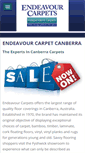 Mobile Screenshot of endeavourcarpets.com.au